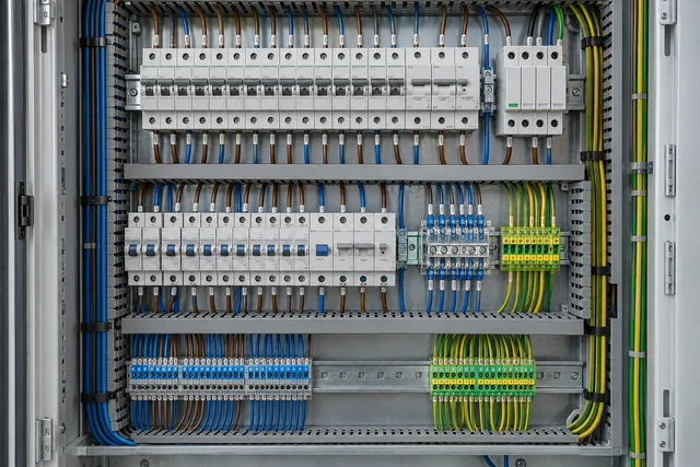 Instalacje elektryczne nN — grafika ilustracyjna