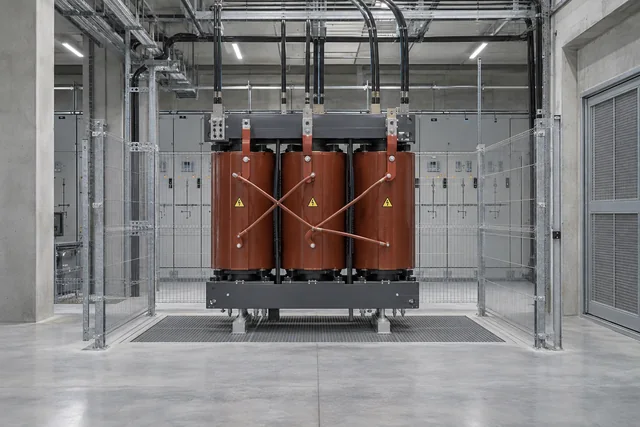 Instalacje SN i stacje transformatorowe — grafika ilustracyjna